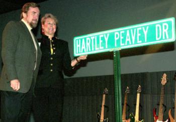 Mary (right) and Hartley Peavey