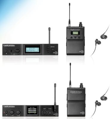 M3 and M2 wireless in-ear monitor systems by Audio-Technica