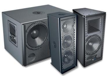 low-voltage DC speakers by Meyer Sound