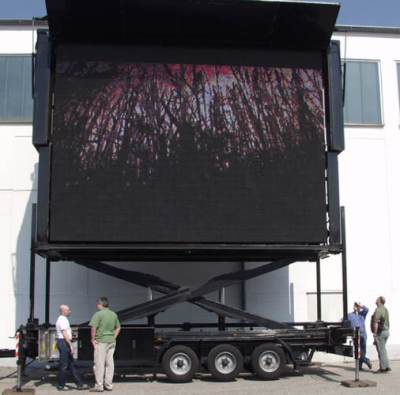 Mobile LED Screen bei XL Video