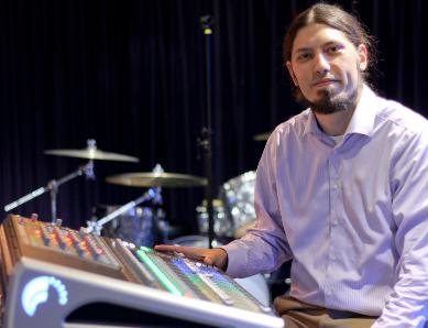 Sean Karpowicz product manager for Si Series mixing consoles