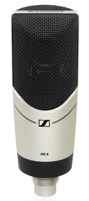 - Sennheiser MK 8 double-diaphragm condenser microphone