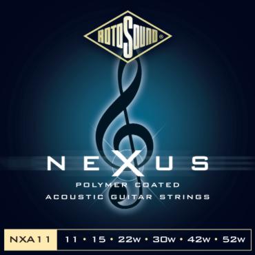 Nexus polymer coated guitar strings by Rotosound