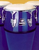 Fiberglass congas available in bright finishes