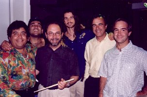 l.t.r: Giovanni Hidalgo, El Negro, Steve Ettleson (Evans), Dean Butterworth, Jim D'Addario, Peter D'Addario.