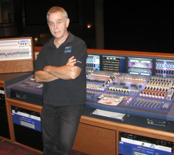 Technical director Danny Slaughter with the Midas XL8