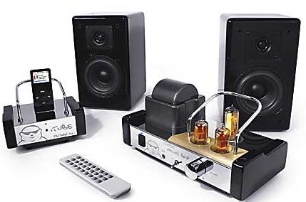 Fatman iTube Valve Dock system by TL Audio with optional speakers